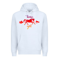 White Horse Girl Premium Hoodie - Bettercallsaul