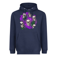 Navy halloween patch 2 Heavyweight Hoodie - BundleAndBundleShop