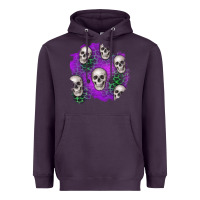 Plum halloween patch 2 Heavyweight Hoodie - BundleAndBundleShop