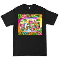 Black summer coffee cups Premium Tee - Zillion Design Studio