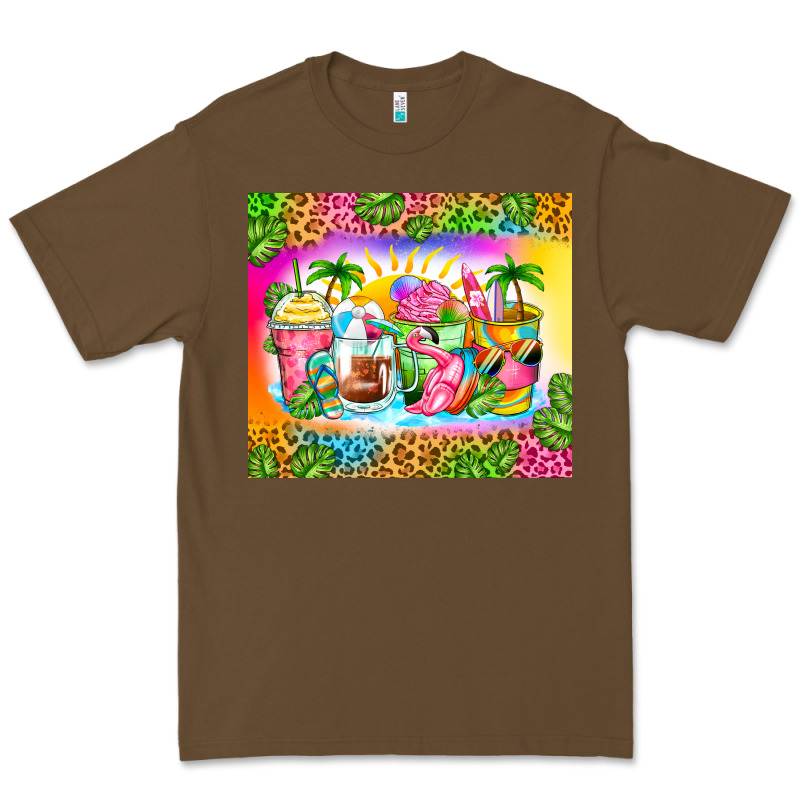 Summer Coffee Cups Premium Tee by Zillion Design Studio | Teevron