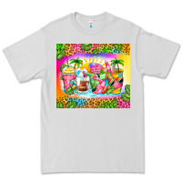Dove Grey summer coffee cups Premium Tee - Zillion Design Studio