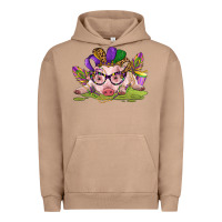 Pigment Burro mardi gras pig Urban Hoodie - CowGirlArtShop