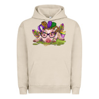 Pigment French Oak mardi gras pig Urban Hoodie - CowGirlArtShop