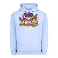 Pigment Grape Ice mardi gras pig Urban Hoodie - CowGirlArtShop