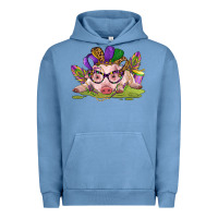 Mardi Gras Pig Urban Hoodie | Teevron