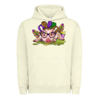 Pigment Pistachio mardi gras pig Urban Hoodie - CowGirlArtShop
