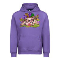 Tulip mardi gras pig Urban Hoodie - CowGirlArtShop