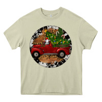 Mossy Farm Truck Christmas Heavy Core Tee - RanaPortraitStore