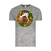 Cloud Rock Christmas horse Vintage Tee - Artiststas