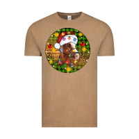 Vintage Coffee Christmas horse Vintage Tee - Artiststas