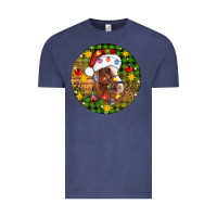 Vintage Denim Christmas horse Vintage Tee - Artiststas