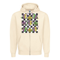 Sandshell mardi gras Zipper Hoodie - MaliasSmallBusiness