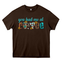 Chocolate Brown you had me at coffee Heavy Core Tee - Artiststas