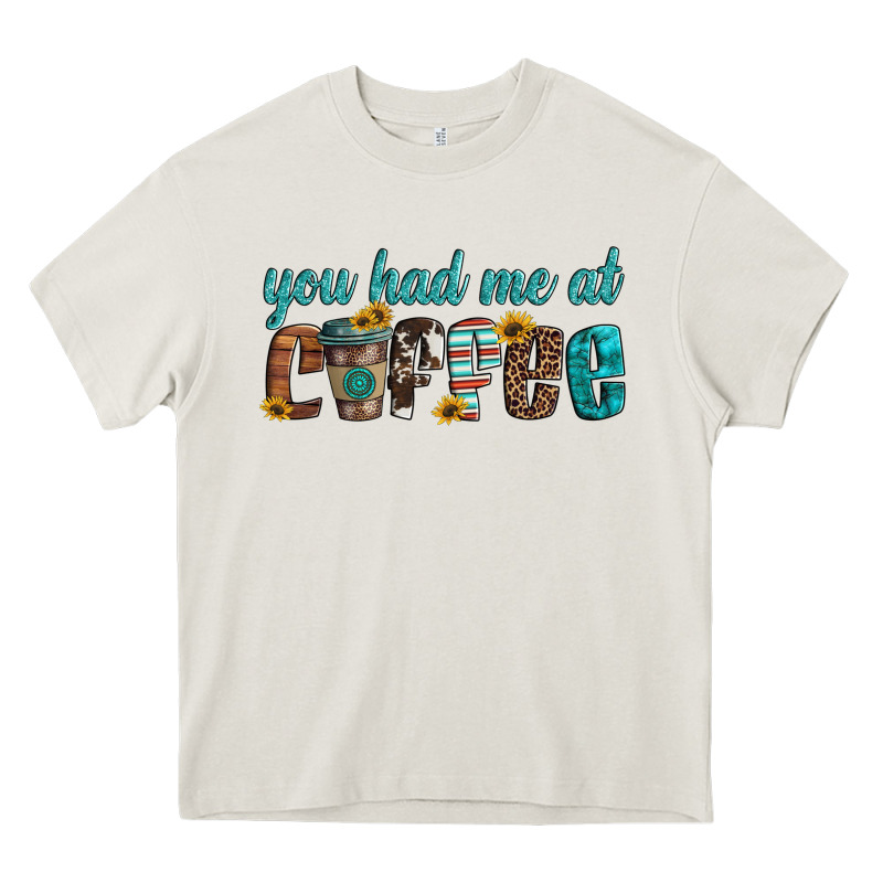 You Had Me At Coffee Heavy Core Tee by Artiststas | Teevron