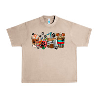 French Oak dogs coffee cups Urban Heavy Tee - AdoDesignShop