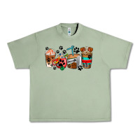 Oil Green dogs coffee cups Urban Heavy Tee - AdoDesignShop