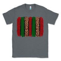 Charcoal Heather christmas glitter leopard brushstroke Classic Tee - AdoDesignShop