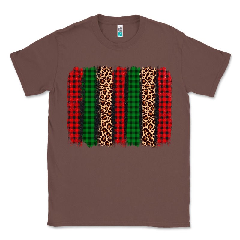 Christmas Glitter Leopard Brushstroke Classic Tee by AdoDesignShop | Teevron