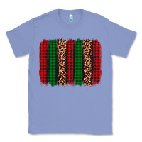 Colony Blue christmas glitter leopard brushstroke Classic Tee - AdoDesignShop