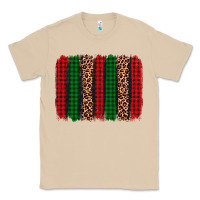 Mushroom christmas glitter leopard brushstroke Classic Tee - AdoDesignShop