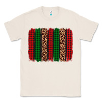 Natural christmas glitter leopard brushstroke Classic Tee - AdoDesignShop