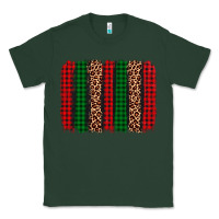 Sports Green christmas glitter leopard brushstroke Classic Tee - AdoDesignShop