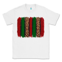 White christmas glitter leopard brushstroke Classic Tee - AdoDesignShop