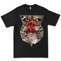 Black Flower Skeleton Premium Tee - RanaPortraitStore