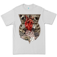 Dove Grey Flower Skeleton Premium Tee - RanaPortraitStore