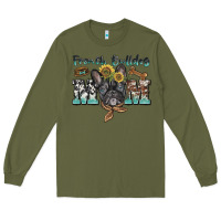 Army Green french bulldog mom Long Sleeve Tee - BarkalooDesign