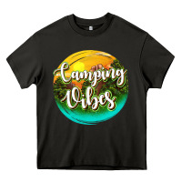 Asphalt camping vibes Heavy Core Tee - texasbilliewilder