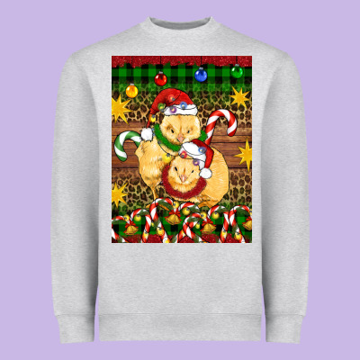 Christmas Chick Air Freshener Heavyweight Sweatshirt Designed By Artiststas