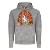 Cloud Rock Christmas Unicorn Rainbow Vintage Hoodie - FaDigitalArtStudio