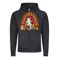Vintage Black Christmas Unicorn Rainbow Vintage Hoodie - FaDigitalArtStudio