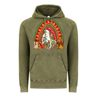 Vintage Olive Christmas Unicorn Rainbow Vintage Hoodie - FaDigitalArtStudio