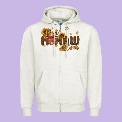 Best Mamaw Ever Cow Zipper Hoodie Designed By Maliassmallbusiness