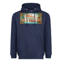 Navy fall sweet fall license plate Heavyweight Hoodie - BundleAndBundleShop