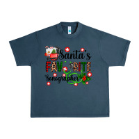 Midnight Navy santa's favorite sonographer Urban Heavy Tee - AdoDesignShop