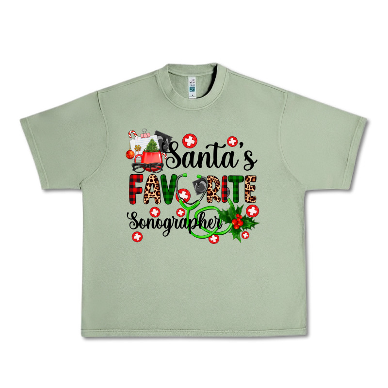 Santa's Favorite Sonographer Urban Heavy Tee by AdoDesignShop | Teevron