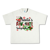 Pistachio santa's favorite sonographer Urban Heavy Tee - AdoDesignShop