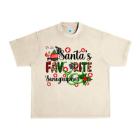 Sandshell santa's favorite sonographer Urban Heavy Tee - AdoDesignShop