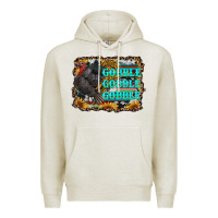 Oatmeal Heather gobble gobble gobble Premium Hoodie - RanaPortraitStore