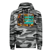 Slate Camo gobble gobble gobble Premium Hoodie - RanaPortraitStore