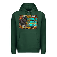 Sports Green gobble gobble gobble Premium Hoodie - RanaPortraitStore