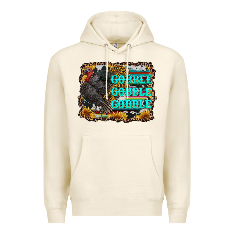 Gobble Gobble Gobble Premium Hoodie by RanaPortraitStore | Teevron