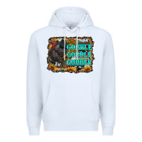 White gobble gobble gobble Premium Hoodie - RanaPortraitStore