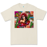 Bone mexico girl serape Premium Tee - Zillion Design Studio