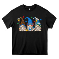 Black lacrosse gnomes Heavy Core Tee - Zillion Design Studio
