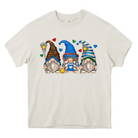 Cream lacrosse gnomes Heavy Core Tee - Zillion Design Studio